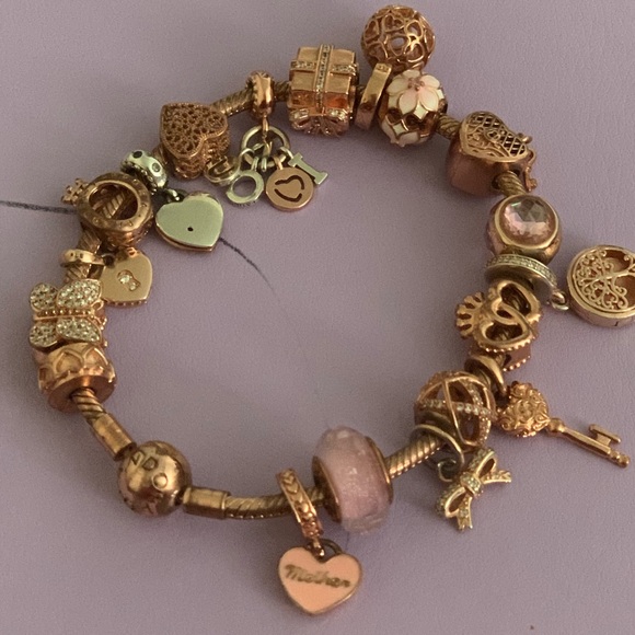 pandora gold charms pandora gold charms